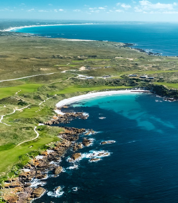 King Island shoreline